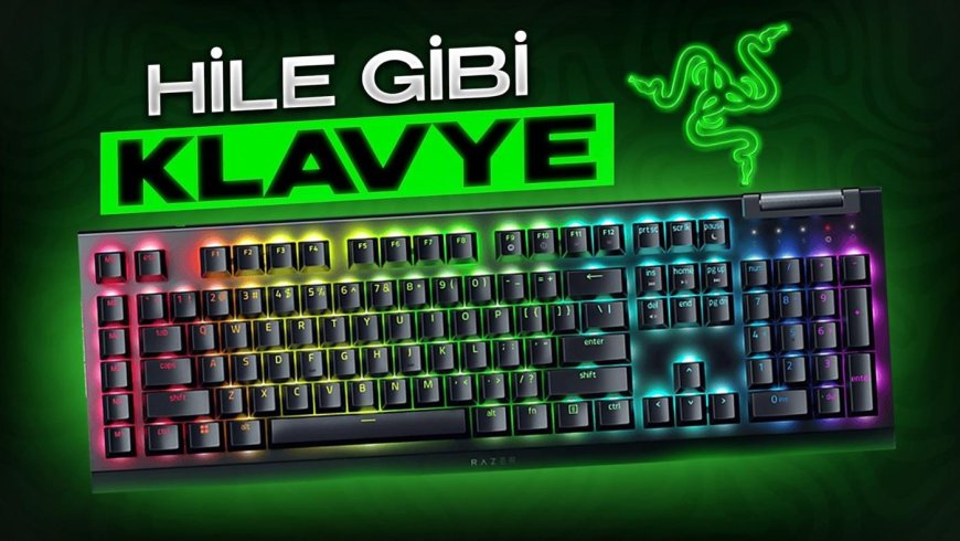 Razer Blackwidow V4X neler sunuyor? Hile gibi klavye!