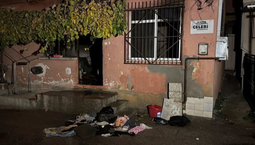 Eski kiracı evi ateşe verip kaçtı