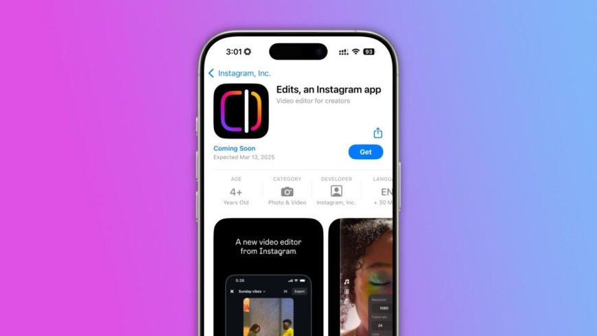 Instagram Edits: Meta'nın CapCut'a rakip video düzenleyicisi için geri sayım başladı